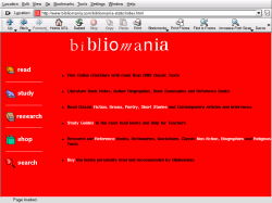 bibliomania site image 1